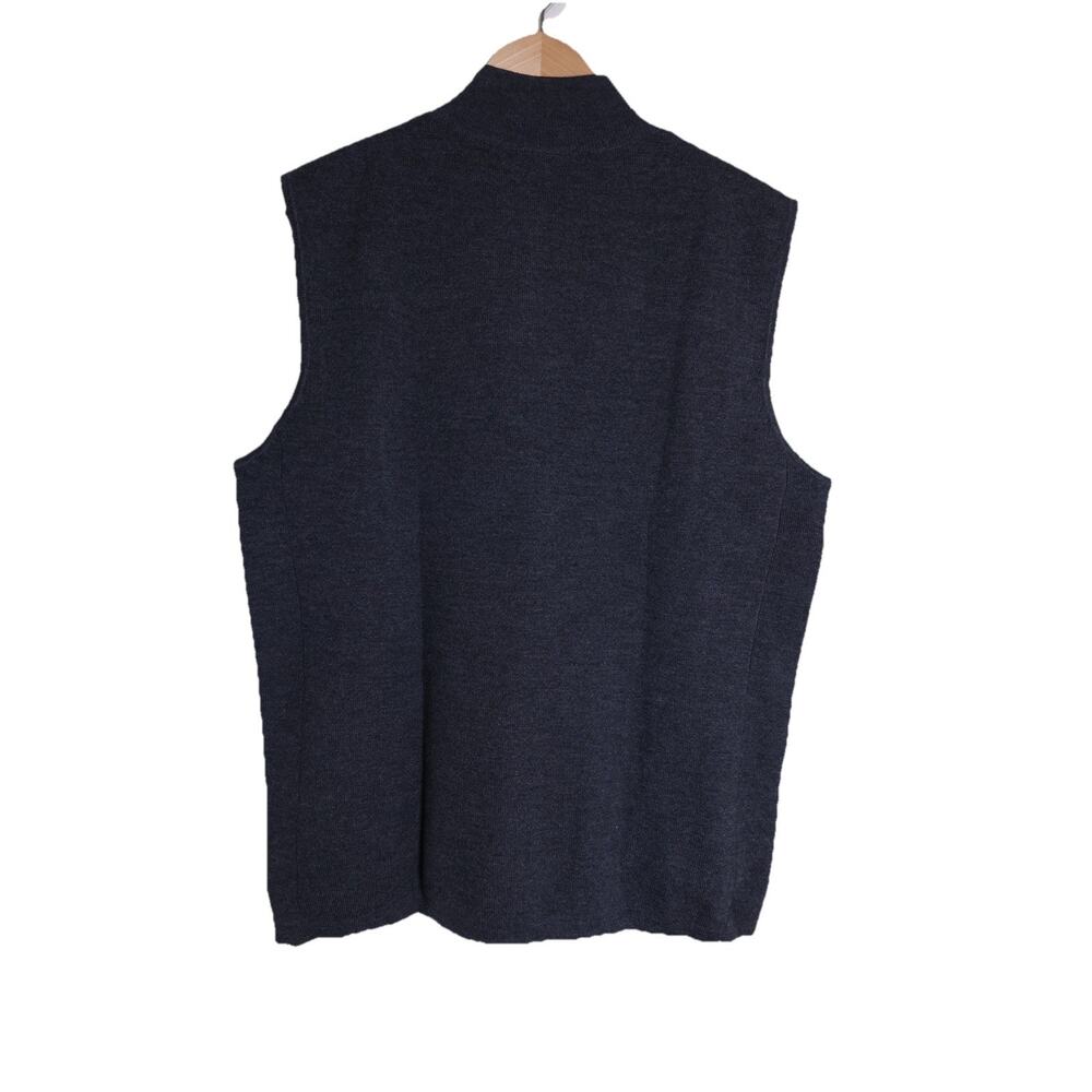 G/Fore Men’s Merino Wool Tech Lined Dunes Tailored Fit Vest Charcoal Gray Size L - Picture 4 of 13